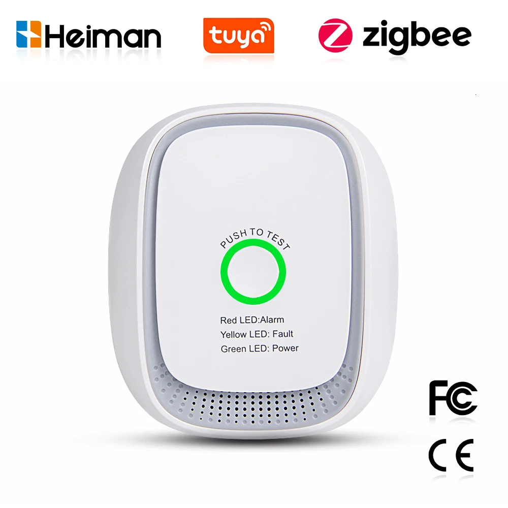 Tuya Smart - HEIMAN Zigbee Tuya Sensor Gas Mudah