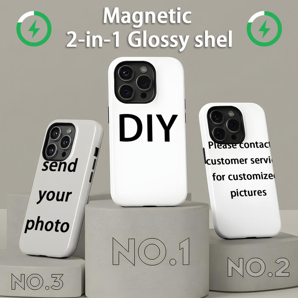 Shelly - heheh Casing Ponsel Magnetik 2-in-1 Glossy