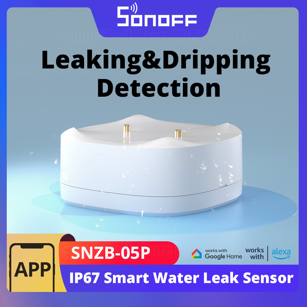 Sonoff Mini R4 - SONOFF SNZB-05P, Zigbee Sensor kebocoran air