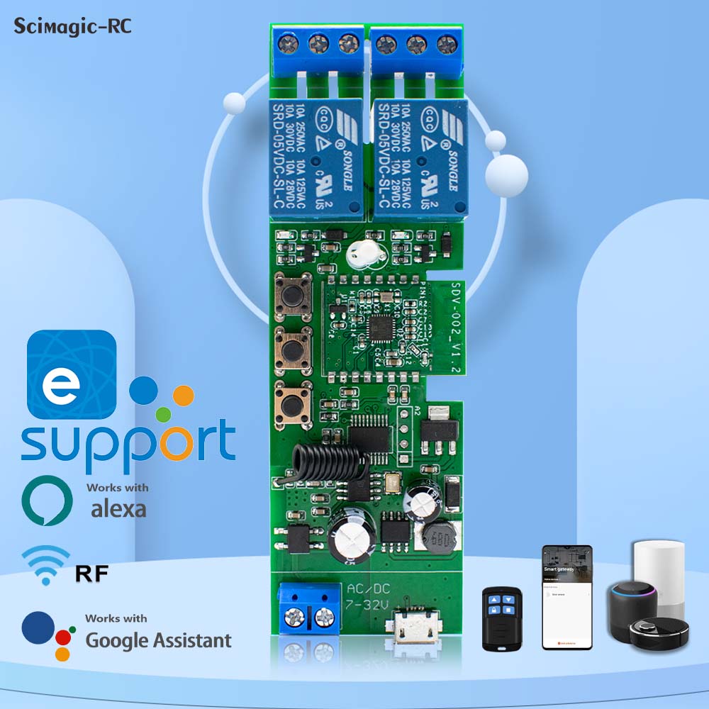 EWELINK 220V 12V 24V Wifi Smar - Sonoff Basic ulasan dan harga