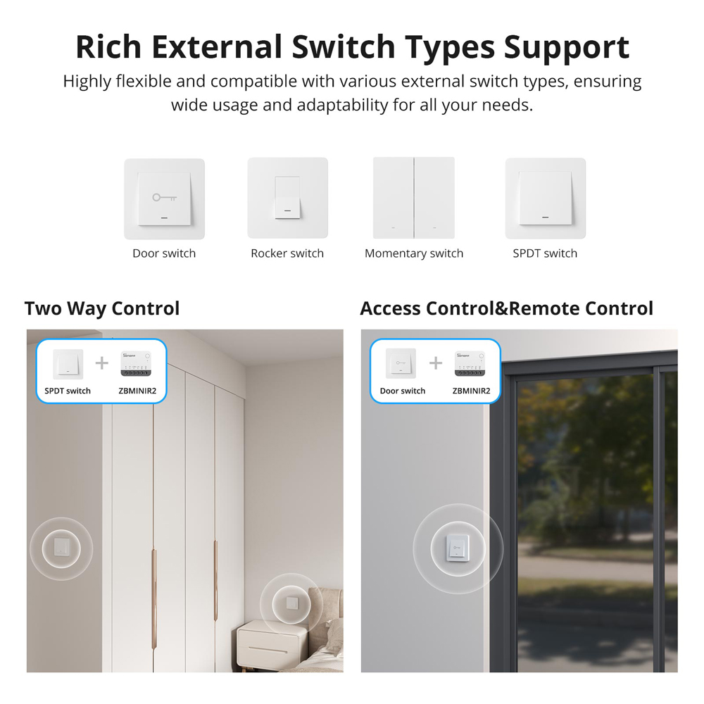 SONOFF ZBMINIR2 Zigbee Smart S - Sonoff Basic ulasan dan harga