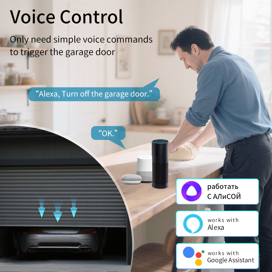 Pengontrol Pintu Garasi Tuya S - Smart Relay Tuya ulasan dan harga