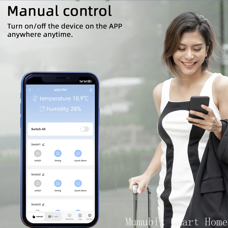 Tuya Smart 7-32v WiFi 4 Channe - Tuya 4 Channel ulasan dan harga