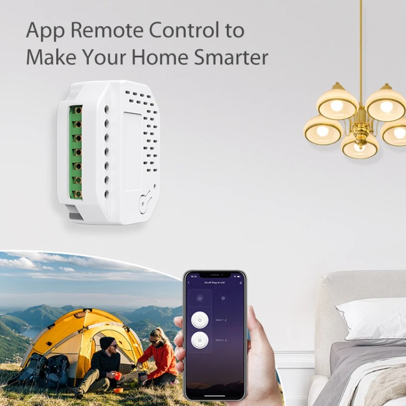 Modul Sakelar Lampu Matter Rel - Smart Relay Tuya ulasan dan harga