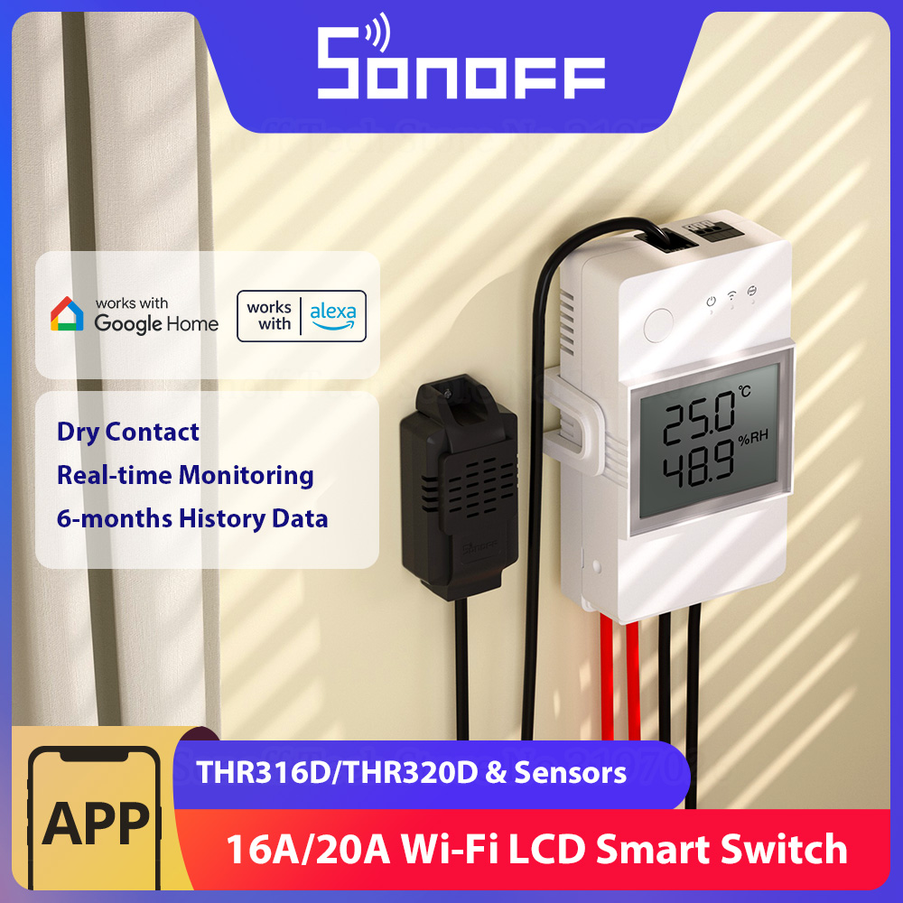 SONOFF th316d/THR320D saklar P - Sonoff Basic ulasan dan harga