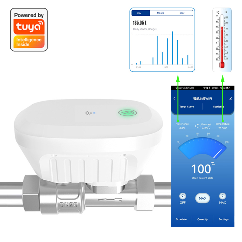 Tuya katup air WiFi cerdas, pe - Home Assistant Tuya ulasan dan harga