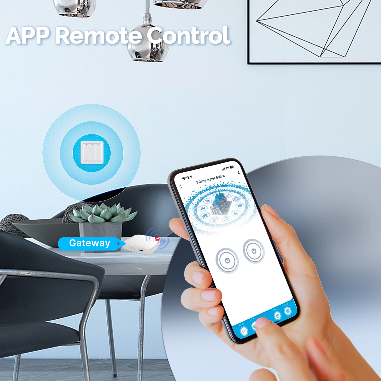 MOES ZigBee Saklar Lampu Pinta - Smart Relay Tuya ulasan dan harga